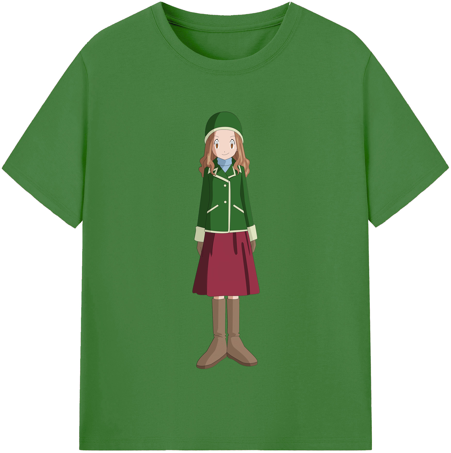 （画像用） Digimon デジタルモンスター/デジモン レディースカジュアルプリントTシャツ（綿100％）